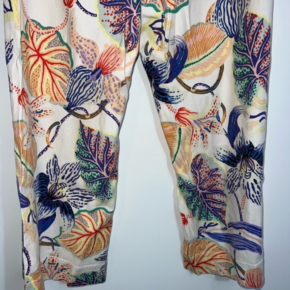 ANTHROPOLOGIE MAUVE The Colette Cropped Wide-Leg Pants Sarah Gordon Edition - Picture 13 of 15